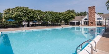 Sparkling swimming pool